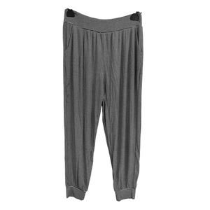 FIGHTING EEL Ribbed Black & White Striped Pants M (1386)